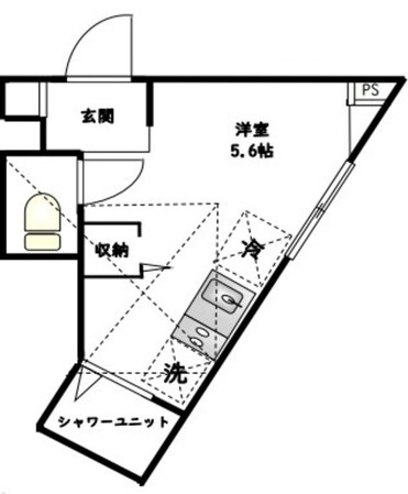 erable戸越公園の物件間取画像